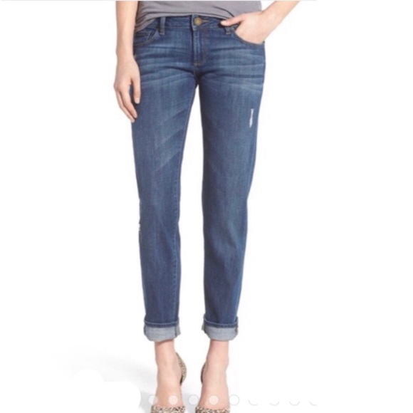 DL1961 Denim - DL1961 Riley Boyfriend Distressed Skinny Jeans
